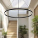 Cerchio Pendant Ceiling Light in Black