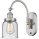 Franklin Restoration Bell 1 Light 5 inch Brushed Satin Nickel Sconce Wall Light