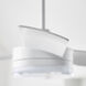 Cirque 56 inch Matte White Ceiling Fan