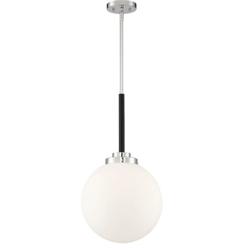 Elle 1 Light 13.75 inch Polished Nickel Pendant Ceiling Light