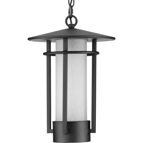 Exton 1 Light 11 inch Textured Black Outdoor Pendant