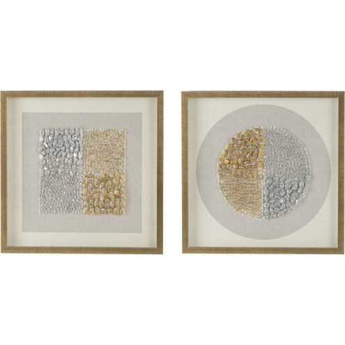 Aurelia Silver and Gold and Cream Shadow Boxes