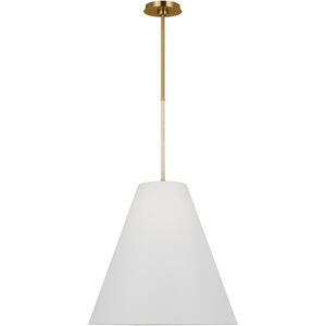 AERIN Remy 1 Light 19 inch Burnished Brass Pendant Ceiling Light