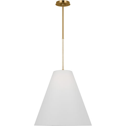 AERIN Remy 1 Light 19 inch Burnished Brass Pendant Ceiling Light