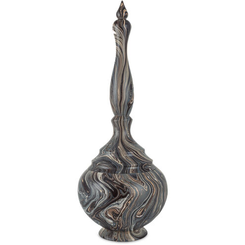 Marbleized Marbleized Brown Turret Box, Short