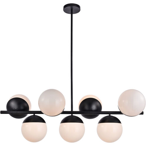 Eclipse 7 Light 43 inch Black Pendant Ceiling Light