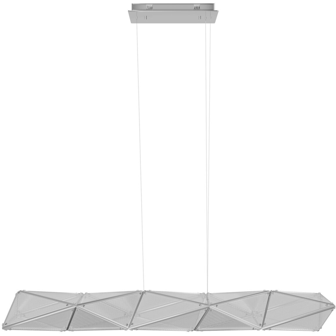 Seoul LED 6 inch Chrome Pendant Ceiling Light