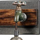 Cocalico 3 Light 19 inch Multi Tone Weathered Vanity Light Wall Light