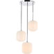 Syracuse 3 Light 17.5 inch Chrome Pendant Ceiling Light