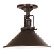 Union Square 1 Light 8 inch Oil Rubbed Bronze Flush Mount Ceiling Light