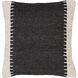 Niko 20 X 20 inch Black Pillow Kit, Square