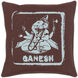 Big Kid Blocks 18 inch Aqua, Dark Brown Pillow Kit