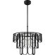 Melody 1 Light 24 inch Flat Black Pendant Ceiling Light