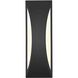 Zayn 1 Light 14 inch Black Outdoor Wall Sconce