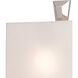 Arno 1 Light 12 inch Polished Nickel ADA Wall Sconce Wall Light