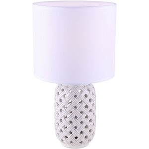 Luana 16.25 inch 60.00 watt Gold/White Table Lamp Portable Light