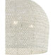 Piero 3 Light 22.25 inch White Chandelier Ceiling Light, Medium