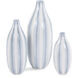 Chevron 15 X 6 inch Vase Set, Set of 3