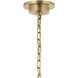 Carrick 10 Light Champagne Bronze Chandelier Ceiling Light, 1 Tier Large