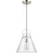 Gabby 1 Light 11 inch Polished Nickel Mini Pendant Ceiling Light