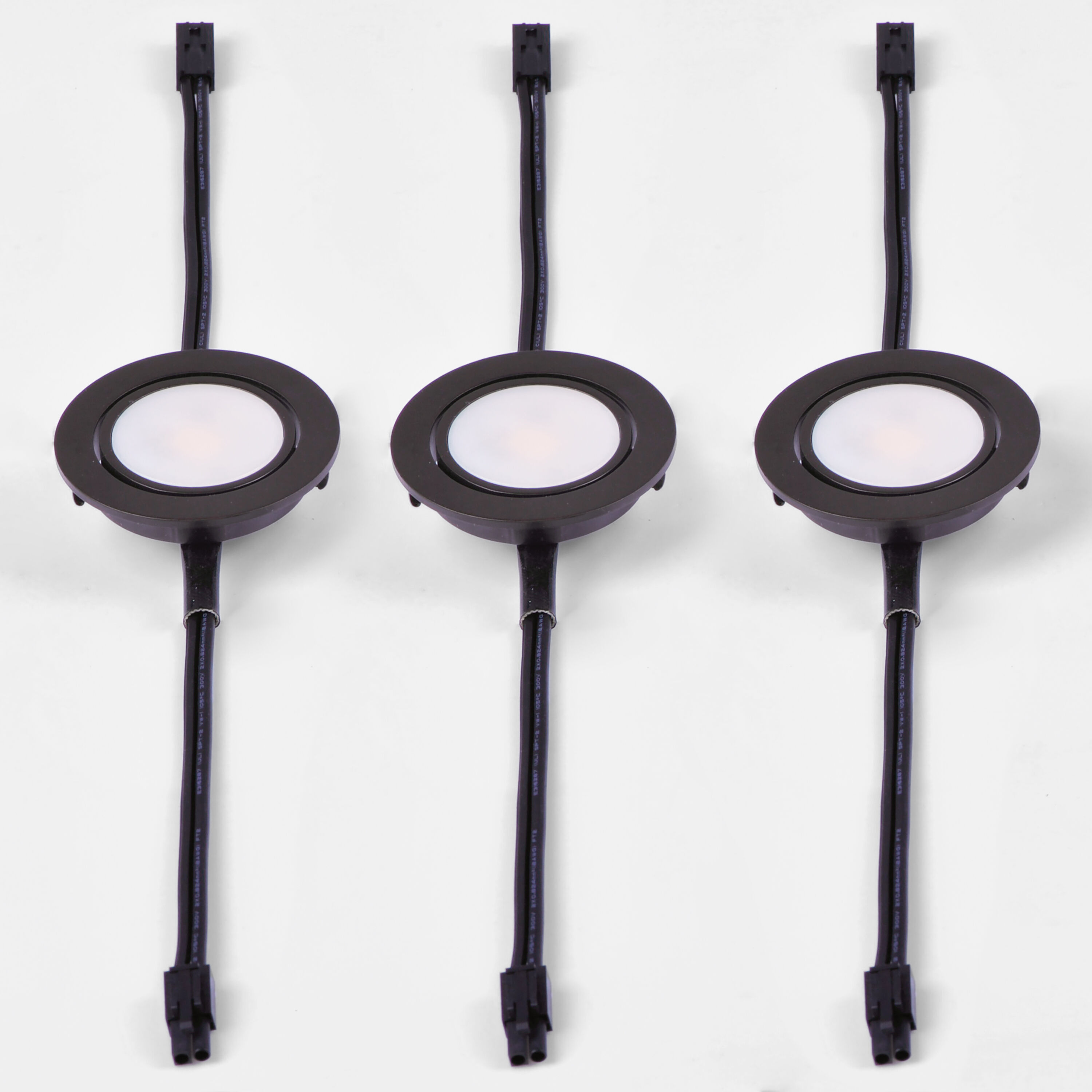 CounterMax MX-LD-AC 120 LED 2.75 inch Anodized Bronze Under Cabinet Disc