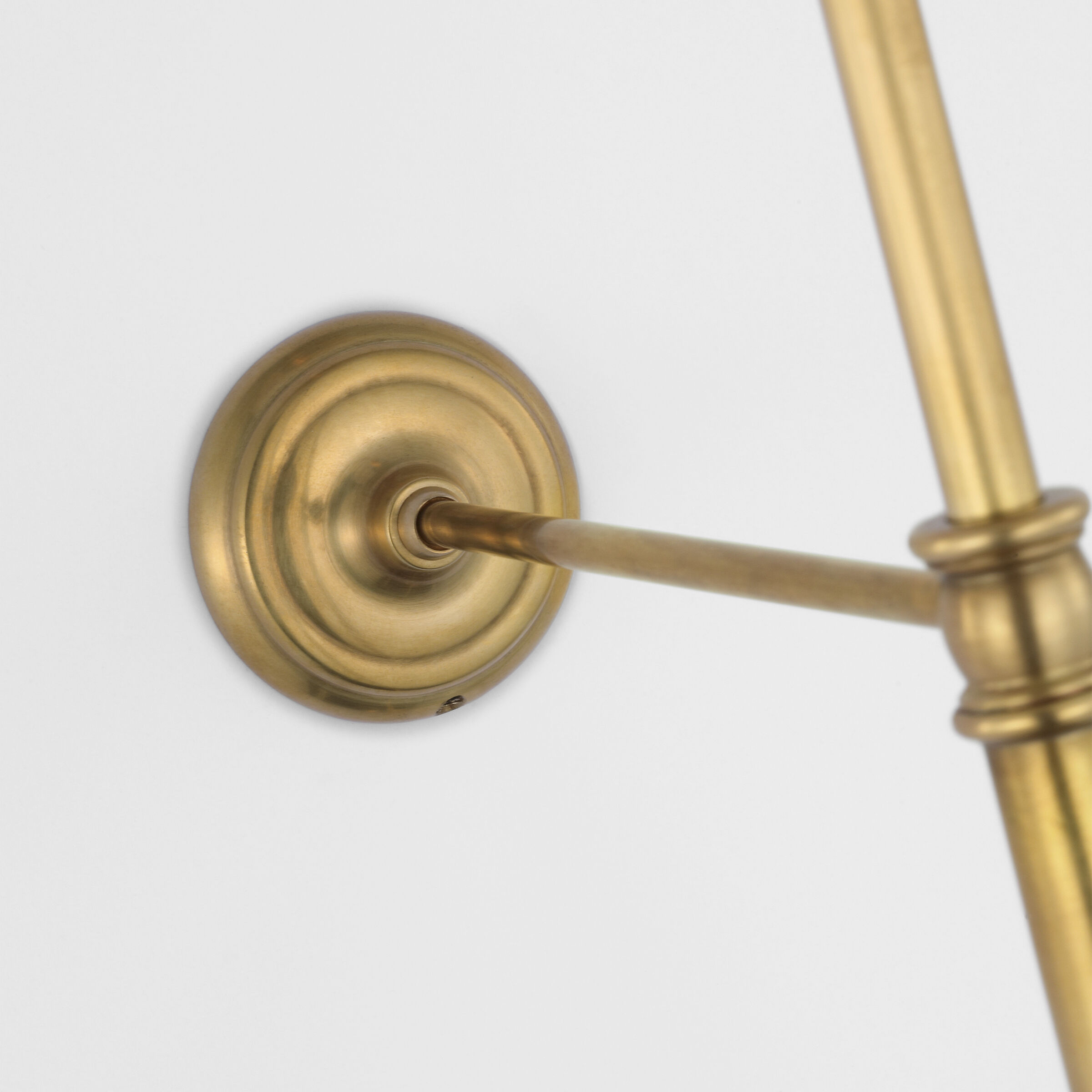 Suzanne Kasler Wyatt LED 10.5 inch Hand-Rubbed Antique Brass Statement Sconce Wall Light