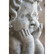 Cherub Angel Gray Outdoor Planter