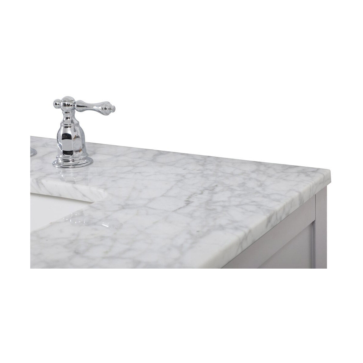 Franklin 72 X 22 X 35 inch Grey Bathroom Vanity Cabinet