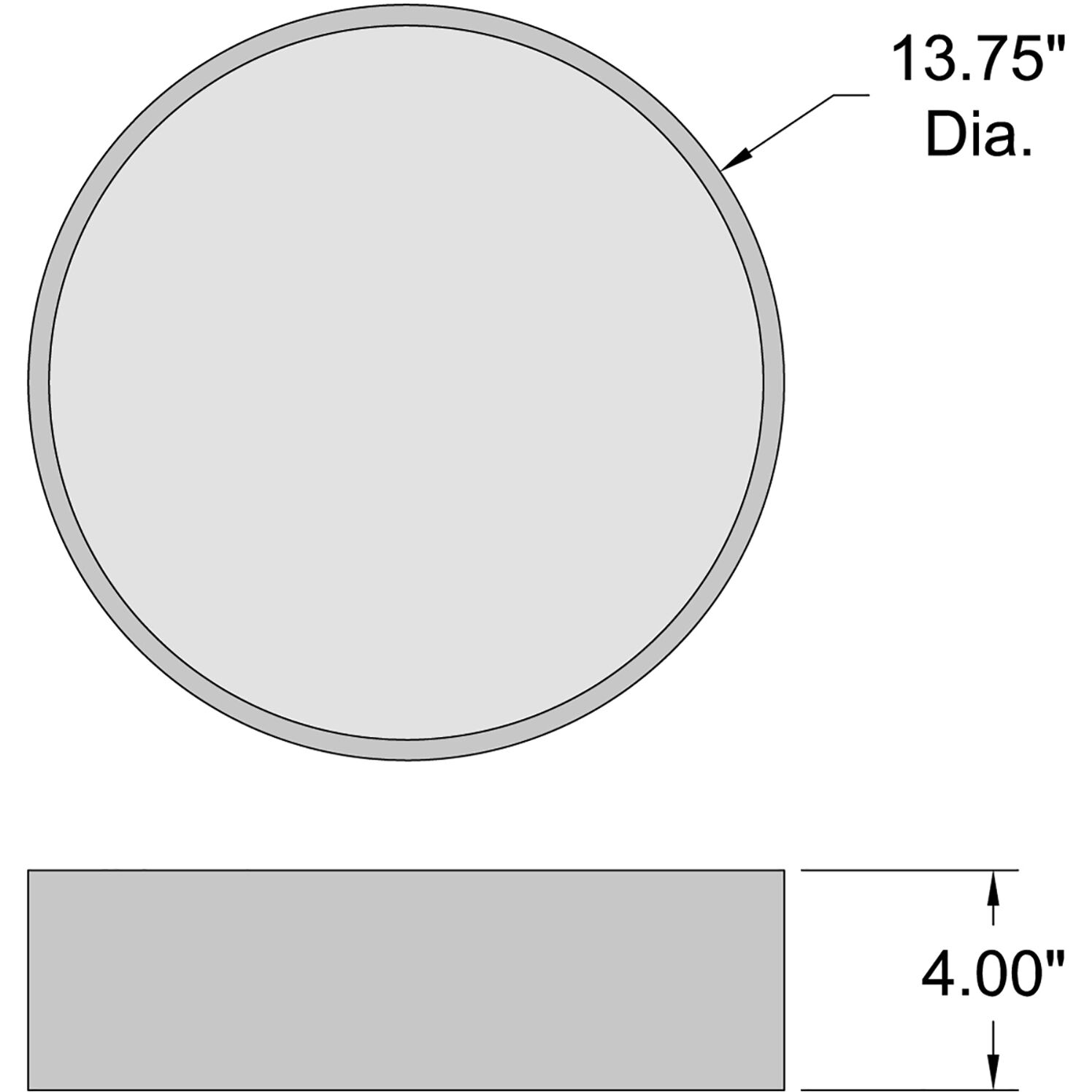 Como LED 13.75 inch White Flush Mount Ceiling Light