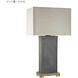 Elliot Bay 28 inch 100.00 watt Gray with Stone Outdoor Table Lamp in Incandescent
