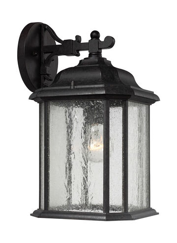 Kent 1 Light 15 inch Oxford Bronze Outdoor Wall Lantern, Large
