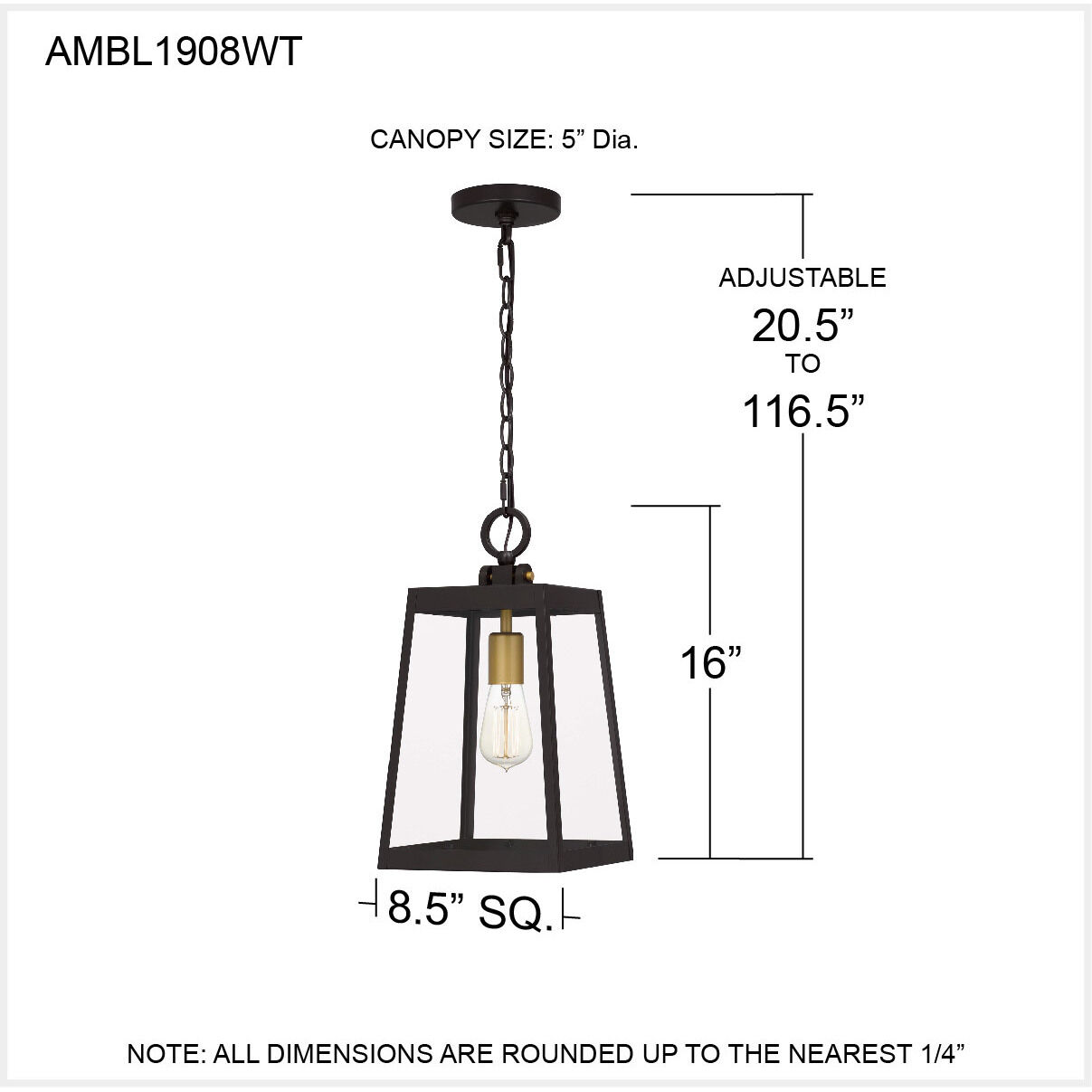 Amberly Grove 1 Light 9 inch Western Bronze Mini Pendant Ceiling Light
