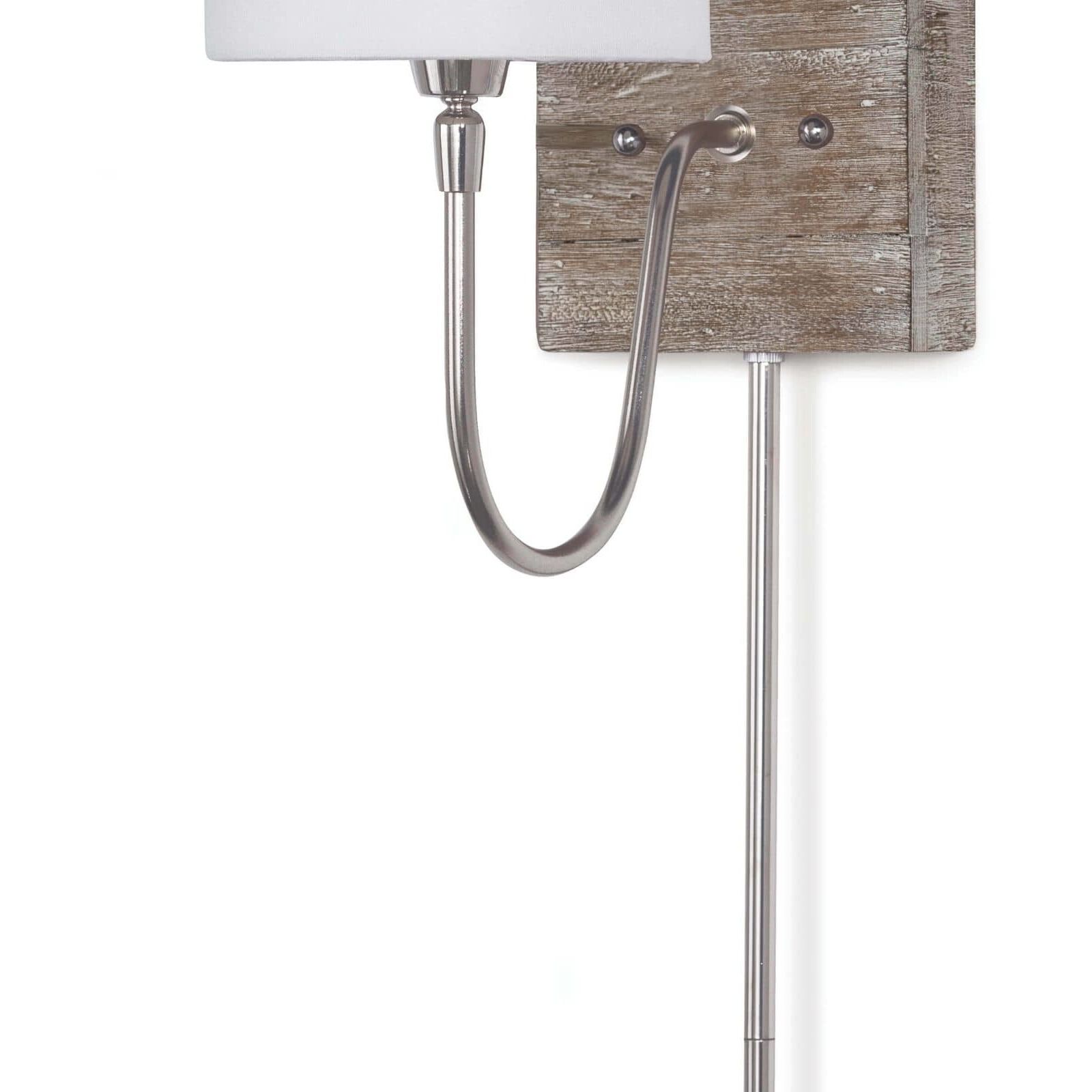 Bent Arm 1 Light 6 inch Distressed Painted Wall Sconce Wall Light, Pinup