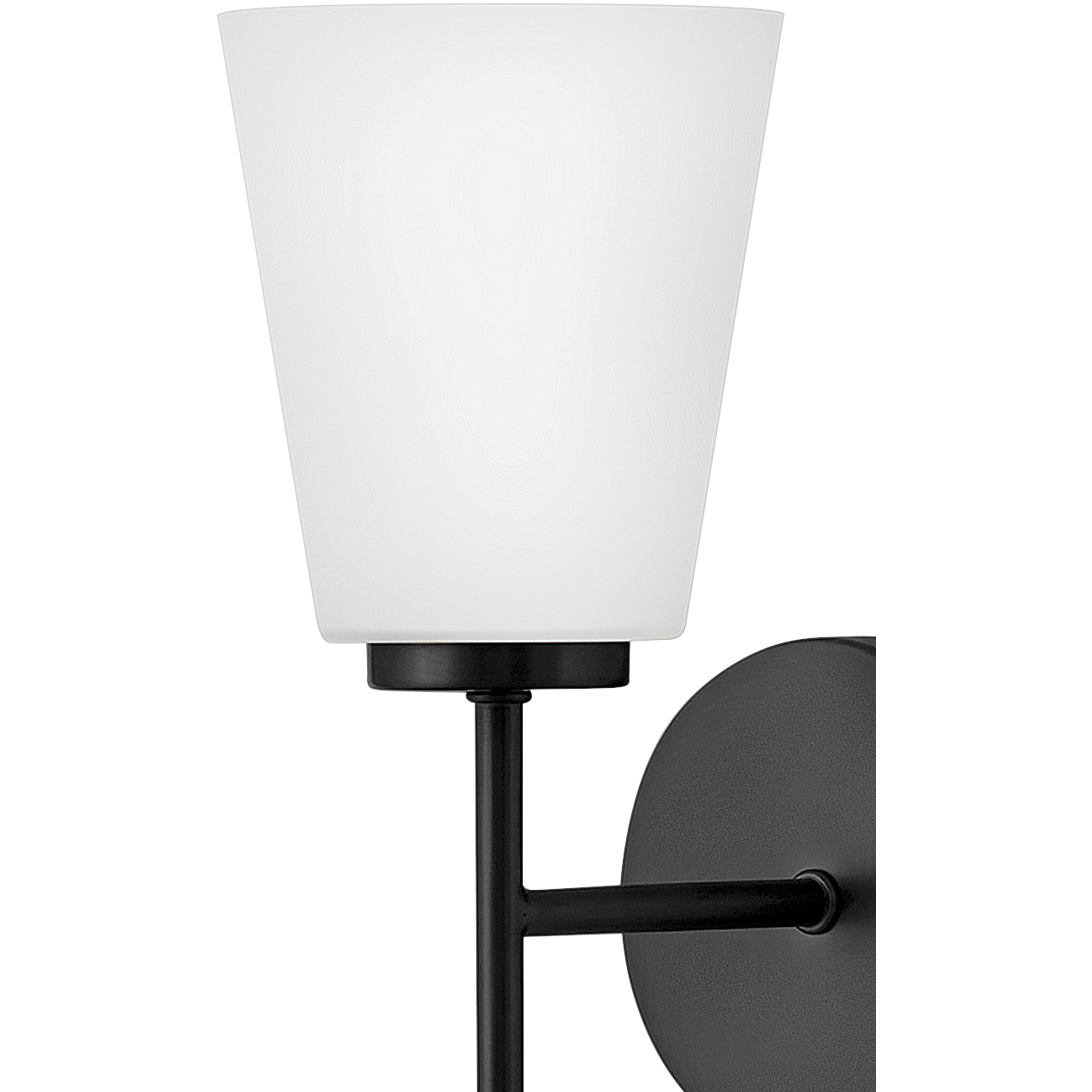 Bri 1 Light 8.25 inch Black Bath Light Wall Light