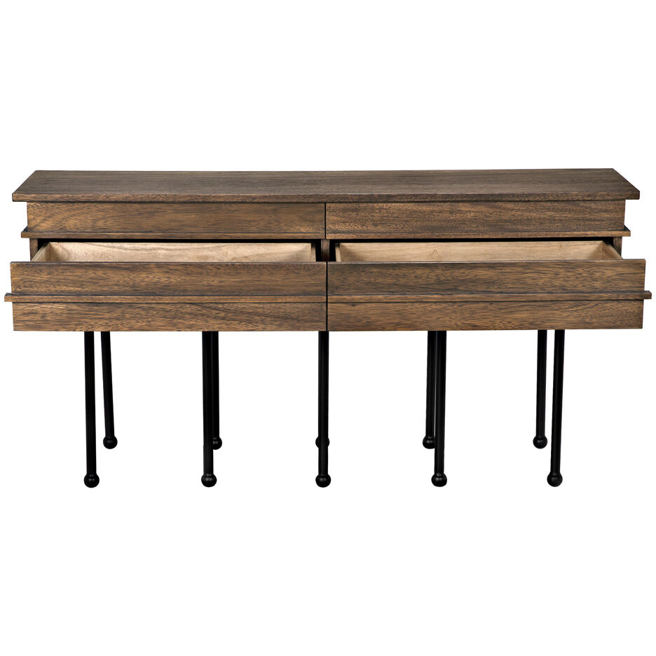 Oliver 60 X 16 inch Dark Walnut Console