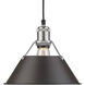 Yep Orwell Pendant Ceiling Light in Pewter, Rubbed Bronze, Medium