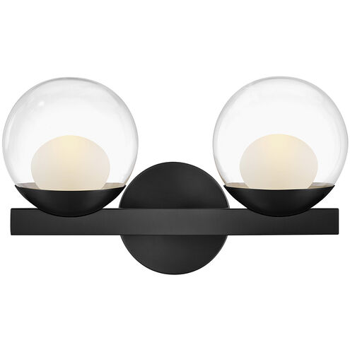 Sunni LED 15 inch Lacquered Brass Vanity Light Wall Light, Small