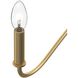 Ilia 5 Light 28 inch Brushed Gold Chandelier Ceiling Light