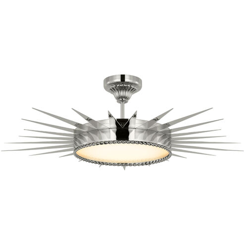 Suzanne Kasler Soleil LED 36 inch Polished Nickel Semi-Flush Mount Ceiling Light