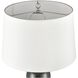 Leze 30 inch 150 watt Forest Green with Clear Table Lamp Portable Light