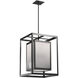 Double Box LED 16 inch Argento Grey Outdoor Pendant