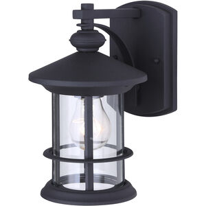 Madison 1 Light 10 inch Black Outdoor Downlight