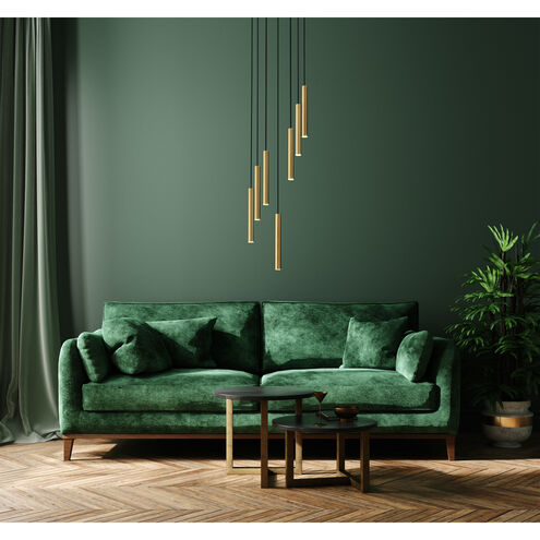 Forest LED 18 inch Modern Gold Chandelier Ceiling Light