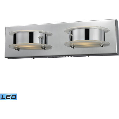 Joshua LED 16 inch Chrome Vanity Light Wall Light