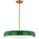 kate spade new york Draper 3 Light 22 inch Green Pendant Ceiling Light