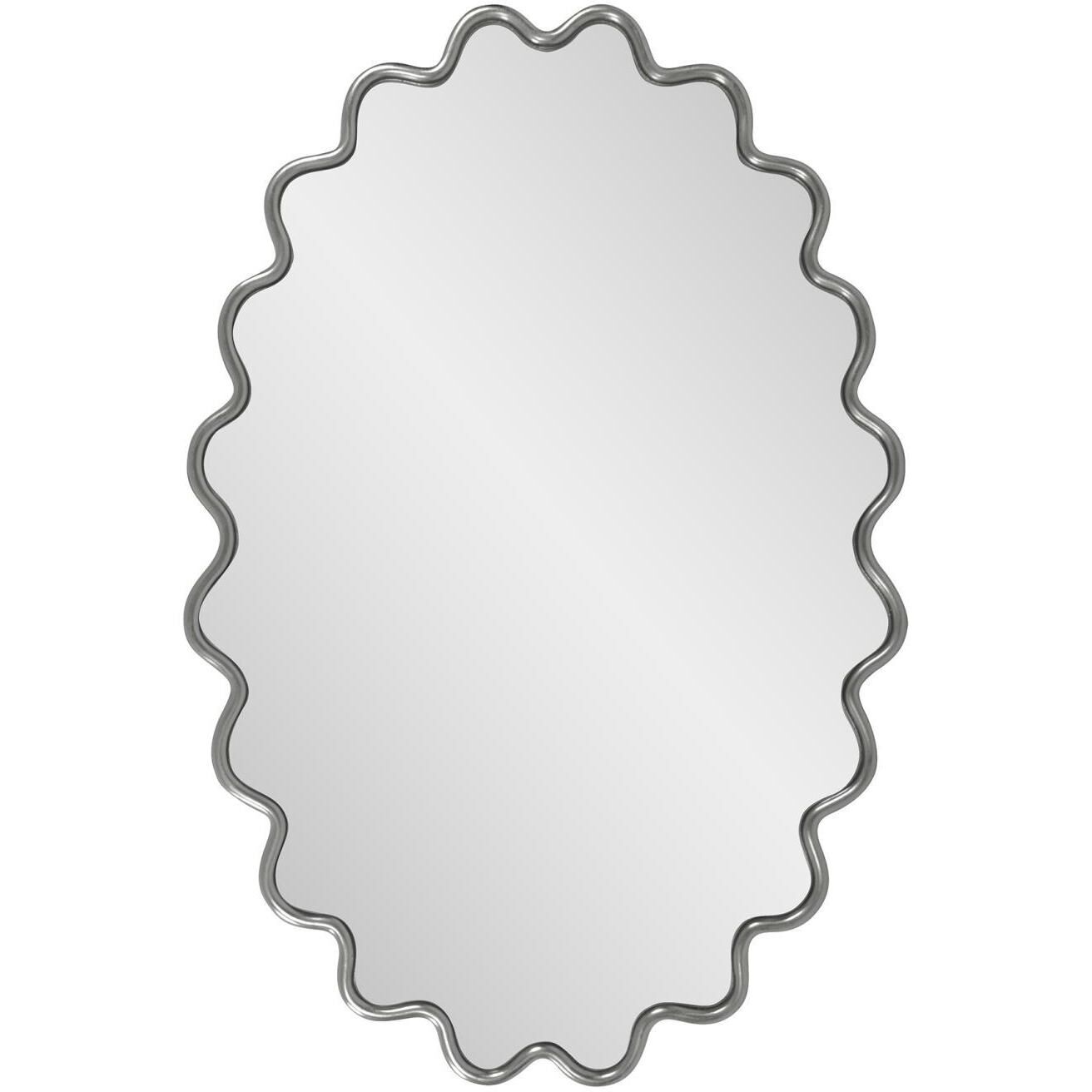 Cloud 36 X 24 inch Charcoal Mirror