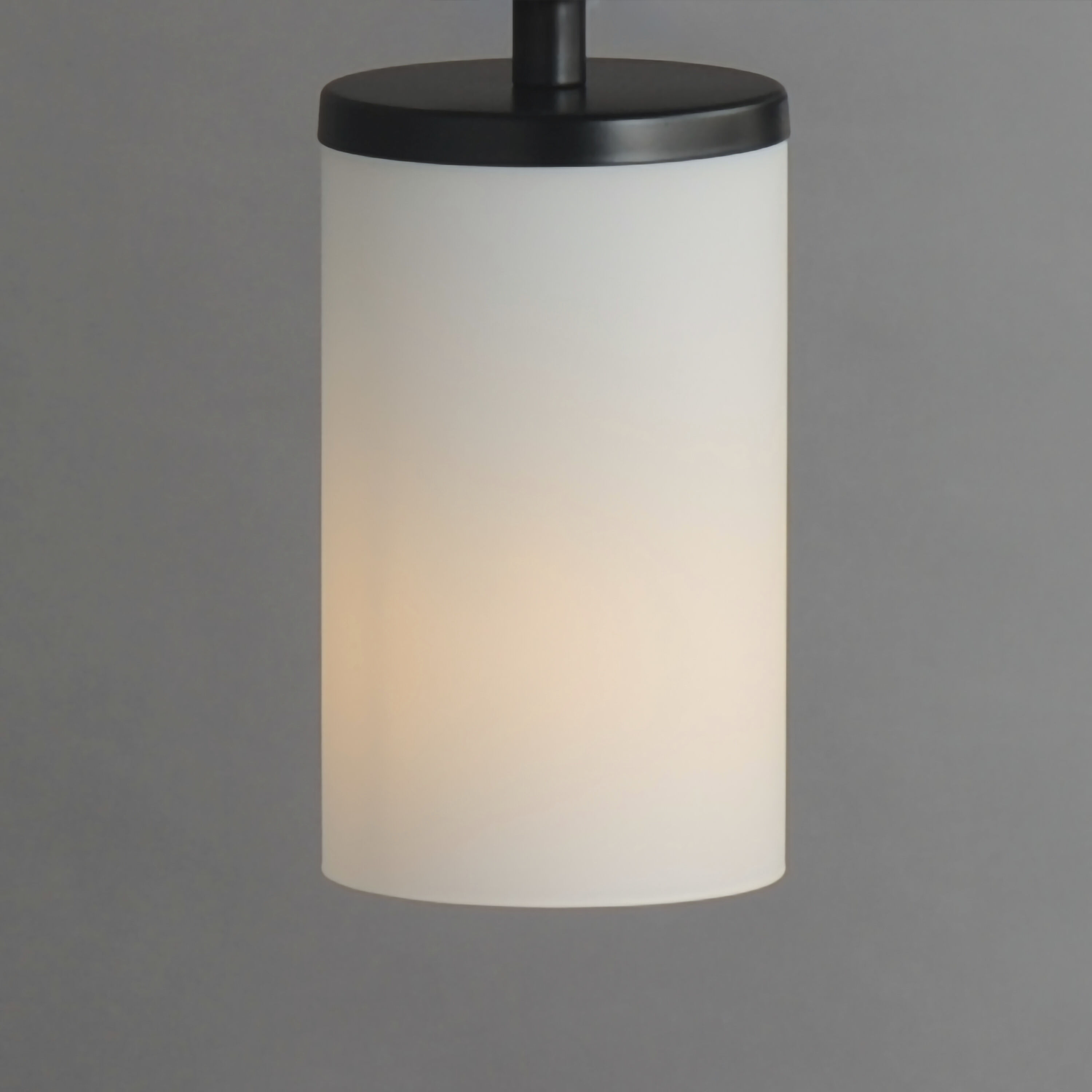 Lateral 1 Light 4.75 inch Black Single Pendant Ceiling Light in Satin White