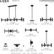 Copenhagen 5 Light 25 inch Black Chandelier Ceiling Light