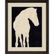 Animals Collection Angled Profile In A Dark Wood Framed Art
