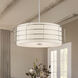 Blanchard 5 Light 23 inch Brushed Nickel Pendant Chandelier Ceiling Light